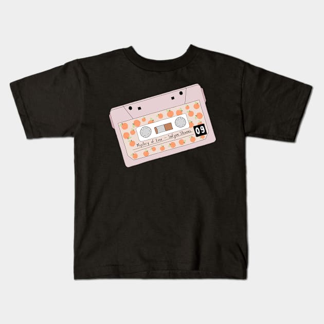 Mystery of Love Cassette Kids T-Shirt by claysus